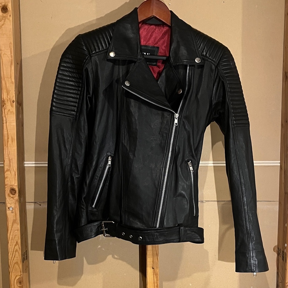 Rogue The Lamb Leather Jacket 100% Lamb Biker Jacket